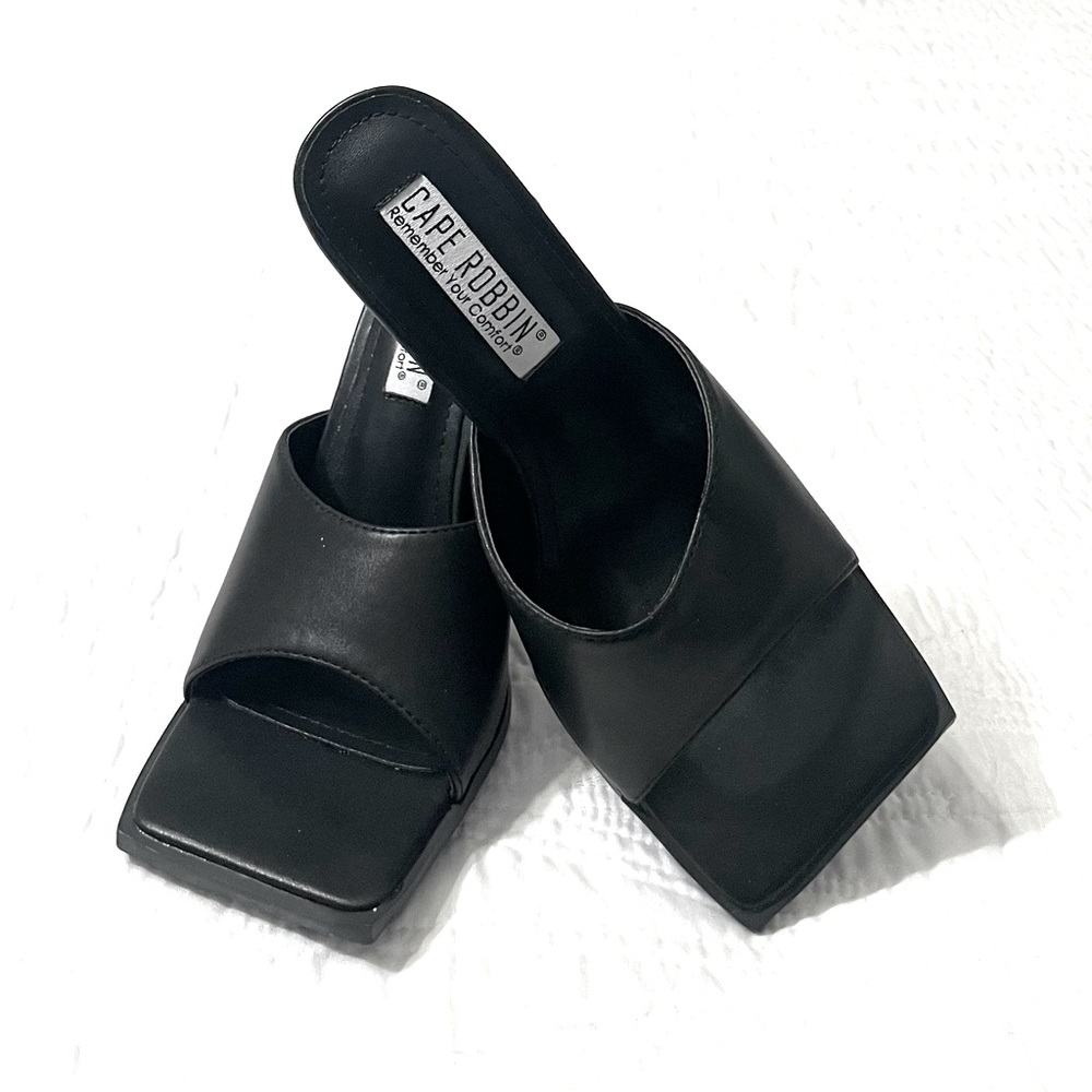 CAPE ROBIN Women’s Lithe Sandal Heel Shoes - Picture 11 of 11